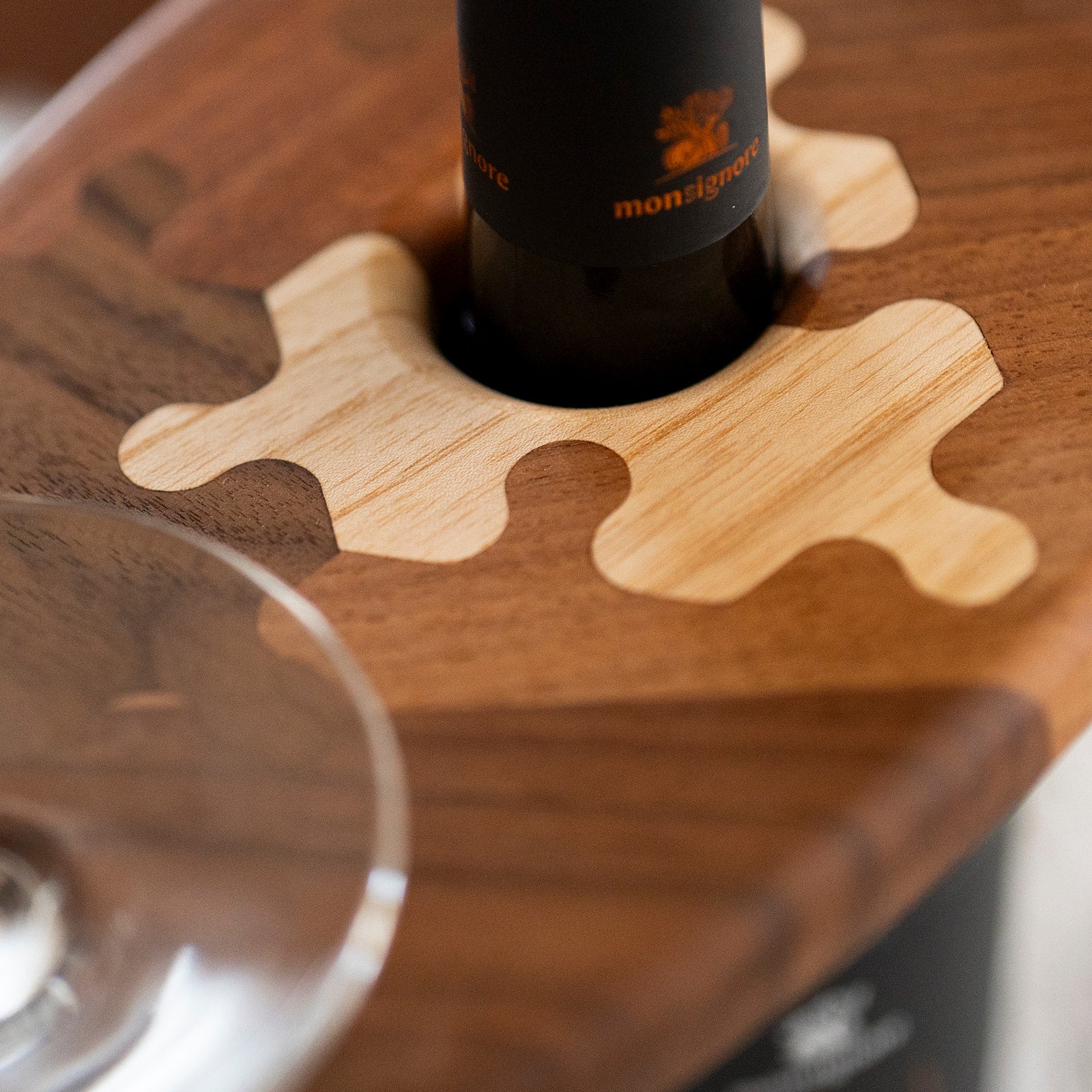 Portacalici in legno