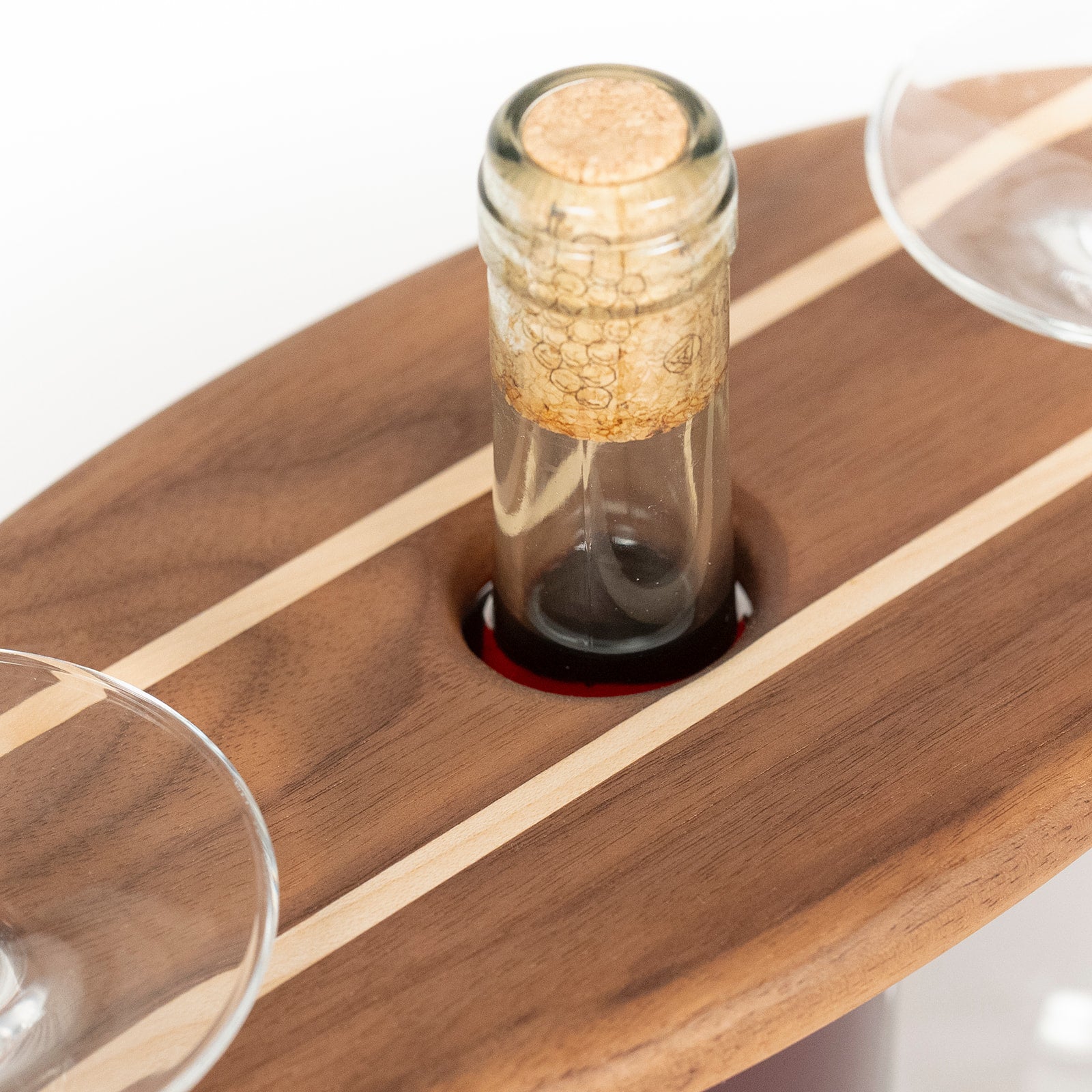 Porta bicchiere in legno