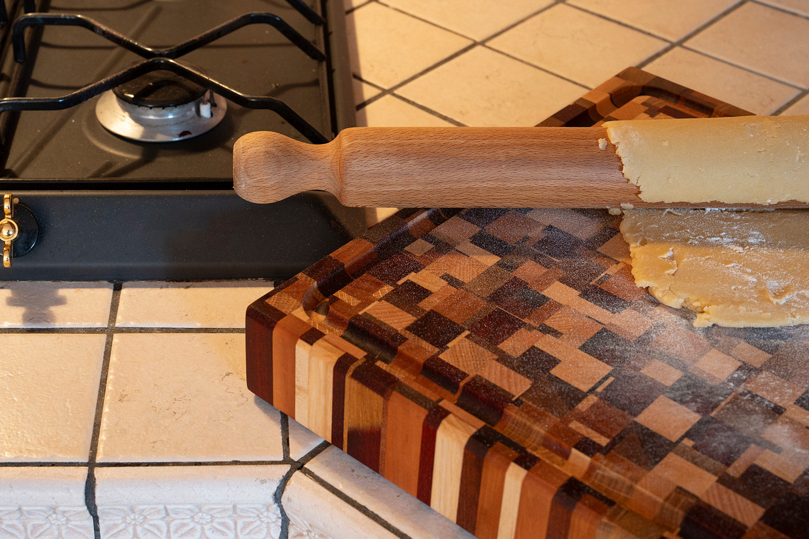 Tagliere professionale caotico in legno