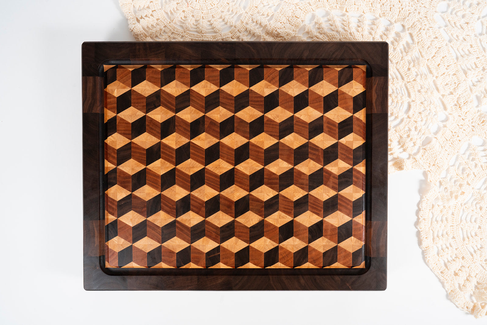 Tagliere artigianale in legno 3D