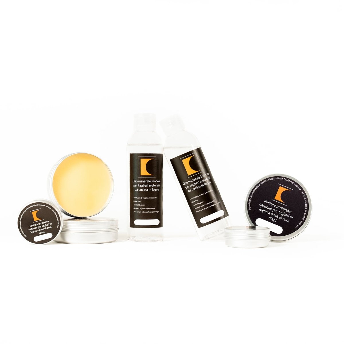 Cera e Olio per Taglieri in Legno - Bundle - InCut