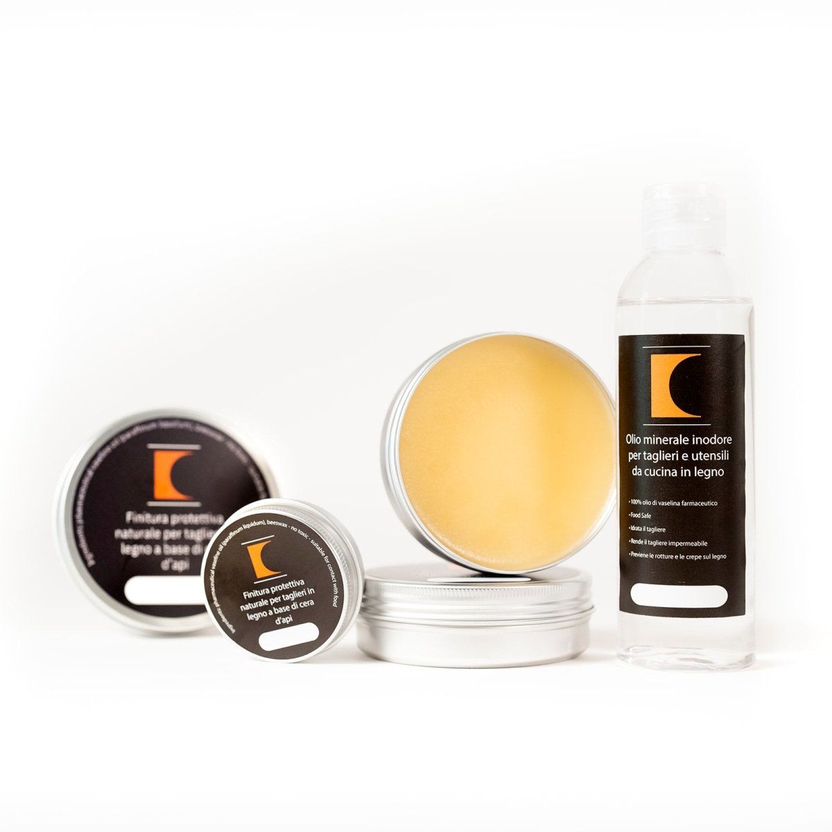 Cera e Olio per Taglieri in Legno - Bundle - InCut